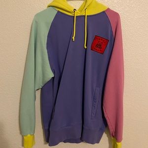Teddy Fresh original color block hoodie